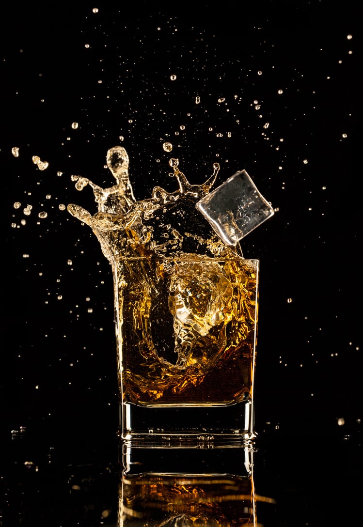 Splashing Whiskey