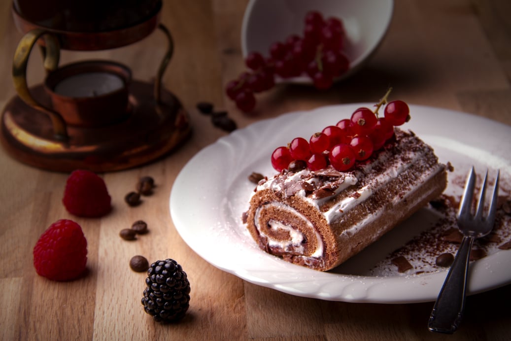 Black Forest Cherry Roll